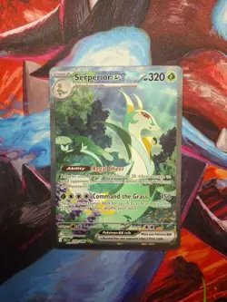 Pokemon TCG Serperior EX Sir 164/086 Black Bolt English Card Near Mint Condition - Image 1