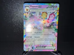 Espeon ex 034 2025 Pokemon Prismatic Evolutions Double Rare Holo Card NM+ (c) - Image 1