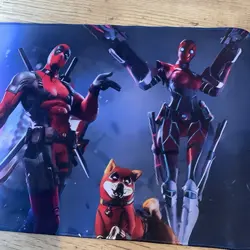 Deadpool Rubber Playmat Play Mat For Trading Card Games Tcg Cards Marvel - Image 3