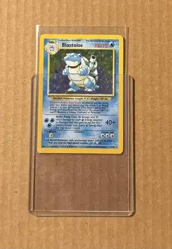 1999 Pokemon Blastoise Base Set Holo Rare Card 2/102 HP - Ungraded - Image 3