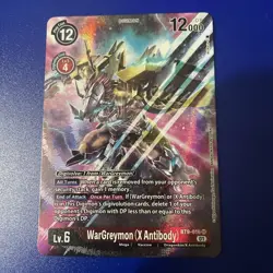 Digimon Card Game - Wargreymon X Antibody Alternate Alt Art - X Record BT9-016 - Image 1