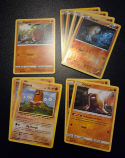 Diglett - 9 cards - Pokemon Cards mini-set - Image 1