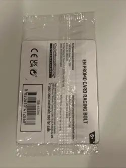 Raging Bolt (Cosmo Holo) (Best Buy) 111/142 SEALED PROMO Pokemon Card - Image 2