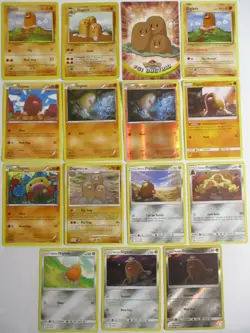 Diglett & Dugtrio 15 Pokemon Card Lot Various Sets No Dups Alolan WOTC & Modern - Image 1