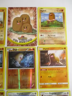 Diglett & Dugtrio 15 Pokemon Card Lot Various Sets No Dups Alolan WOTC & Modern - Image 3