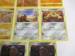 Diglett & Dugtrio 15 Pokemon Card Lot Various Sets No Dups Alolan WOTC & Modern - Image 5