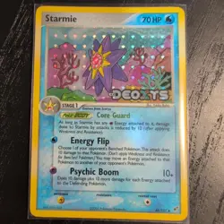 STARMIE EX Deoxys POKEMON Holo Stamped 2005 Trading Card 48/107 TCG - Image 1