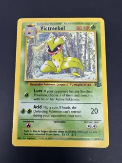 Victreebel 30/64 Jungle Rare Non-Holo Vintage Pokemon Card MP - Image 1