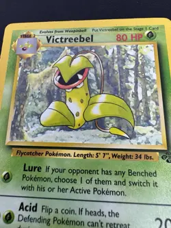 Victreebel 30/64 Jungle Rare Non-Holo Vintage Pokemon Card MP - Image 2