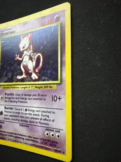 Pokemon Mewtwo TCG Holo Rare Card Base Set 10/102 Vintage - Image 4