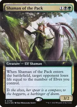 Shaman of the Pack - Foil Extended Art SLD NM MTG - Image 1