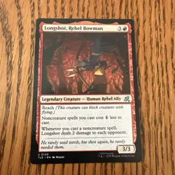 MTG Longshot, Rebel Bowman 0120 Regular Avatar: the Last Airbender TLE NM - Image 1