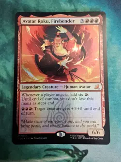 Avatar Roku, Firebender - FOIL #112 - Avatar: The Last Airbender - NM MTG - Image 1