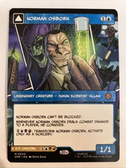 MTG - Norman Osborn Green Goblin (Borderless) Marvel's Spider-Man 220 Reg SPM - Image 1
