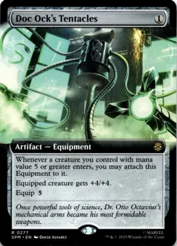 MTG Doc Ock's Tentacles (Extended Art) Normal NM Marvel's Spider-Man Magic 277 - Image 1