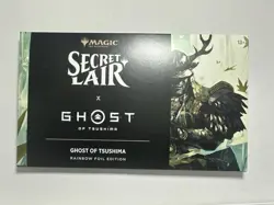 Magic The Gathering PlayStation Ghost Of Tsushima Rainbow Foil Secret Lair - Image 1