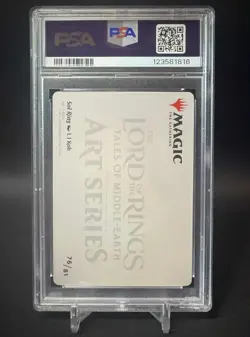 PSA 10 - Sol Ring Art Series #76 - Gold Stamped - MTG Lord of Rings - PRISTINE - Image 3