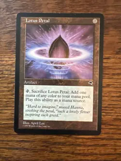Lotus Petal - Tempest - LP - MTG - Image 1
