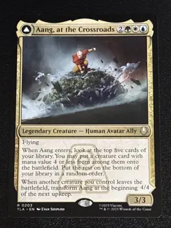 MTG Avatar: The Last Airbender Aang, at the Crossroads 0203 NM Rare - Image 1