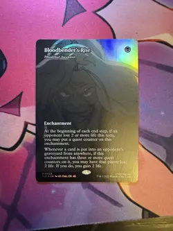 Bloodbender's Rise Borderless Foil Avatar The Last Airbender MTG TLE #0023 - Image 1