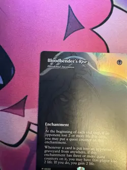 Bloodbender's Rise Borderless Foil Avatar The Last Airbender MTG TLE #0023 - Image 2