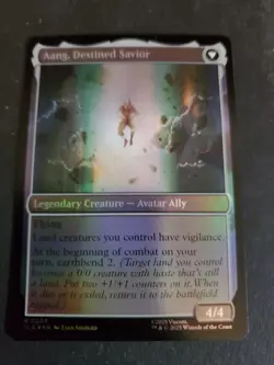 NM Foil Aang, at the Crossroads Destined Savior MTG, Avatar: 203 TLA - Image 2