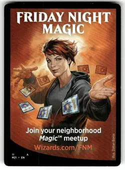 1x - Garruk, Unleashed Emblem - #17 - Magic Core Set 2021 - NM MTG - Image 2