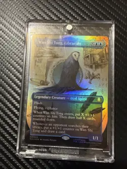 1x Wan Shi Tong Librarian Borderless FOIL NM - Magic MTG TLA x1 - Image 1