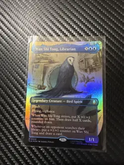 1x Wan Shi Tong Librarian Borderless FOIL NM - Magic MTG TLA x1 - Image 2