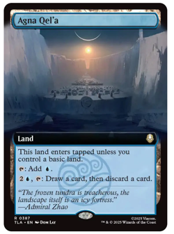 Agna Qel'a - Extended Art Avatar MTG - Image 1