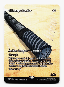Cityscape Leveler (Borderless) - [Avatar: The Last Airbender: Eternal-Legal] MTG - Image 1