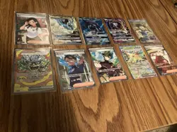 Pokemon Card Lot Of 10 Full Art Trainers And More - Image 2