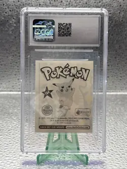 1998 Pokemon Merlin Topps Sticker #164 Series 1 ~ Dragonite ~ CGC 8.5 - Image 2