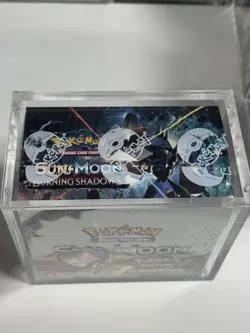 Pokemon Sun Moon Burning Shadow Booster Box Factory Sealed 2017 w/ acrylic box - Image 3