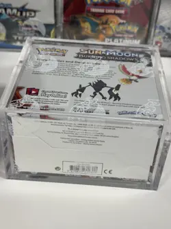 Pokemon Sun Moon Burning Shadow Booster Box Factory Sealed 2017 w/ acrylic box - Image 4