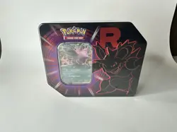 Pokemon Team Rocket Tin [Team Rockets Nidoking EX] - Image 1