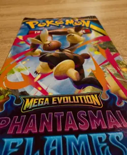 EXTREMELY HEAVY Pokemon Phantasmal Flames - Factory Sealed Booster Pack (22.74g) - Image 3