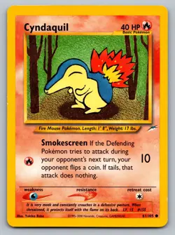 Pokemon TCG Neo Destiny Cyndaquil 061/105 - Image 1