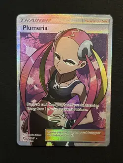 Pokemon TCG Plumeria Full Art Trainer 145/147 Burning Shadows - Image 1