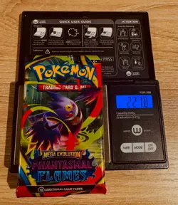 EXTREMELY HEAVY Pokemon Phantasmal Flames - Factory Sealed Booster Pack (22.78g) - Image 1