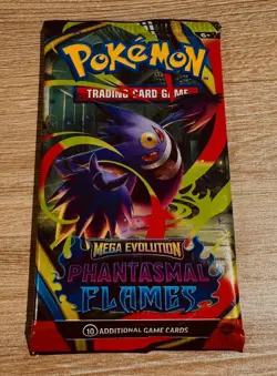 EXTREMELY HEAVY Pokemon Phantasmal Flames - Factory Sealed Booster Pack (22.78g) - Image 2