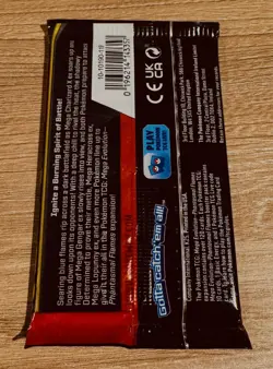 EXTREMELY HEAVY Pokemon Phantasmal Flames - Factory Sealed Booster Pack (22.78g) - Image 4