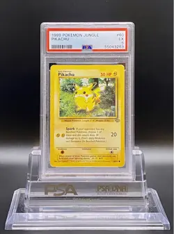 1999 Pokemon Jungle Pikachu #60 PSA 5 EX - Image 1