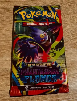 EXTREMELY HEAVY Pokemon Phantasmal Flames - Factory Sealed Booster Pack (22.78g) - Image 2