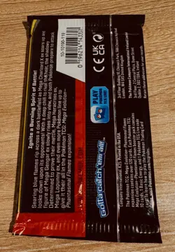 EXTREMELY HEAVY Pokemon Phantasmal Flames - Factory Sealed Booster Pack (22.78g) - Image 4
