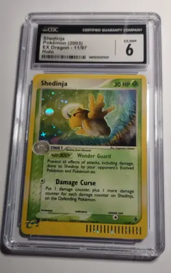 2003 POKEMON EX SHEDINJA - HOLO DRAGON #11/97 CGC EX 6 - Image 1