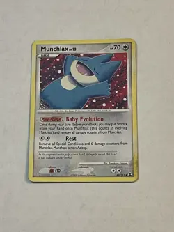 Pokemon TCG Munchlax 69/111 Rising Rivals Non-Holo 2009 - Image 3