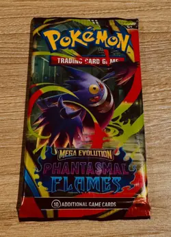EXTREMELY HEAVY Pokemon Phantasmal Flames - Factory Sealed Booster Pack (22.79g) - Image 2