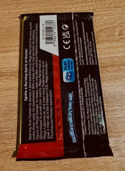 EXTREMELY HEAVY Pokemon Phantasmal Flames - Factory Sealed Booster Pack (22.79g) - Image 4