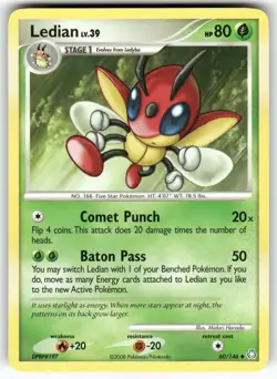 Ledian Legends Awakened Uncommon Pokemon Lightly played - Image 1